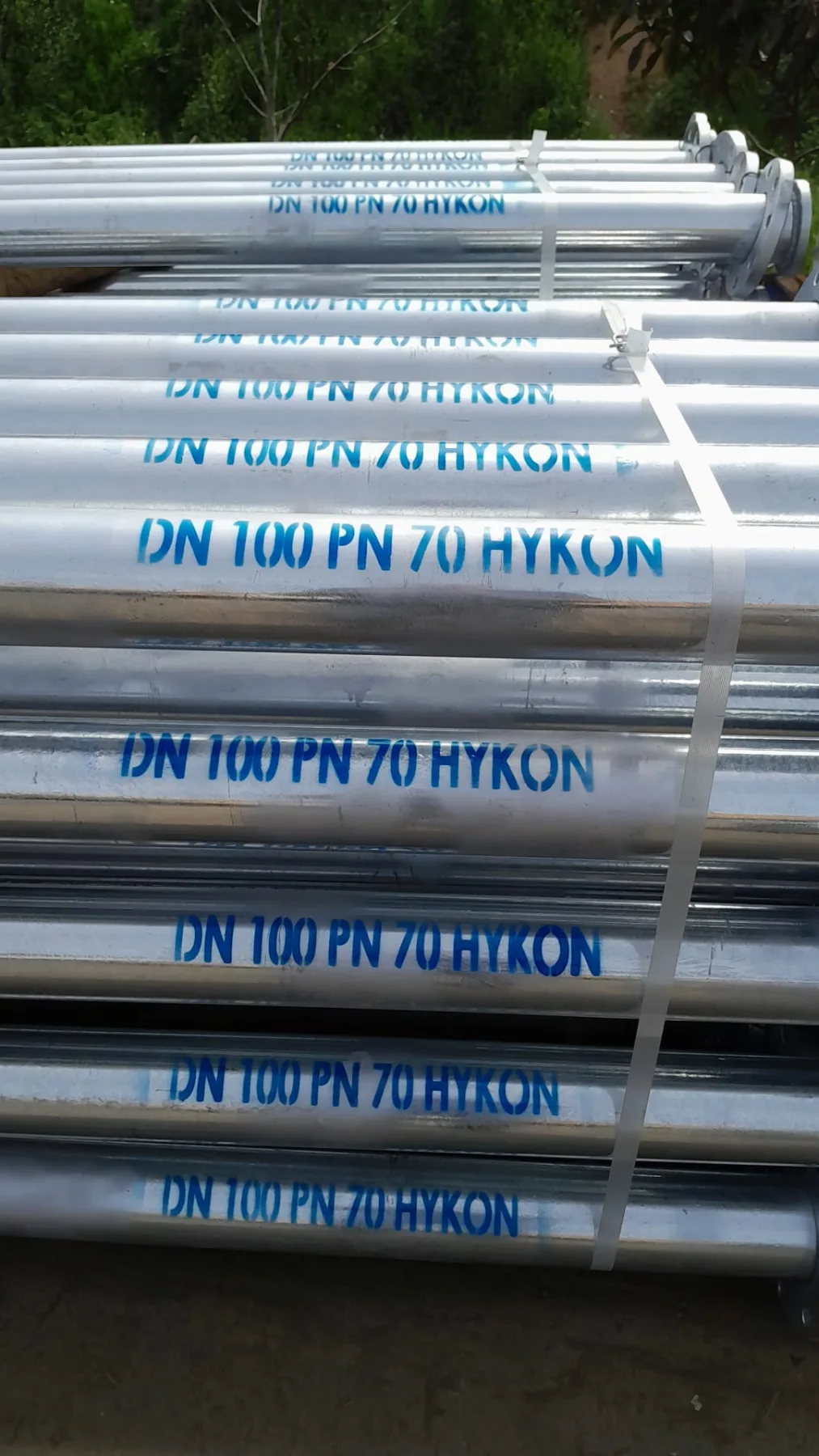 HYKON DN100 PN70 Yüksek Basınçlı Maden Boru Hattı
