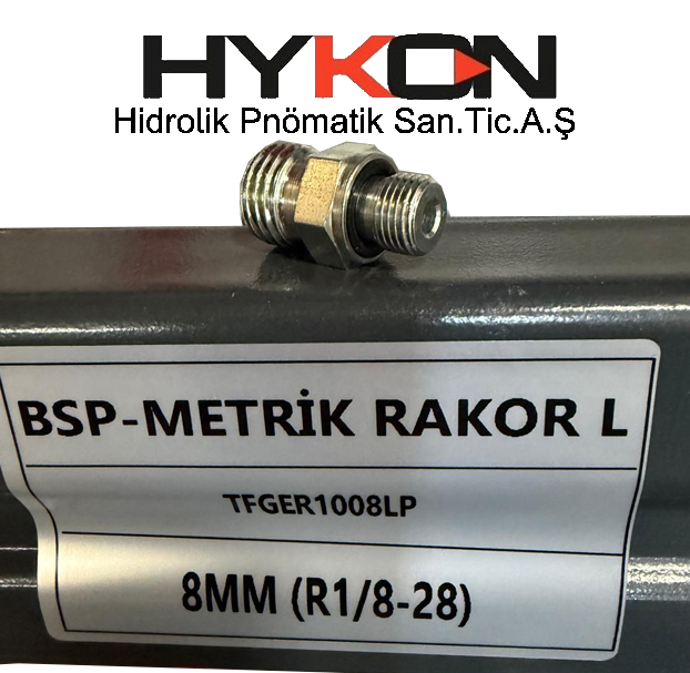BSP METRIK RAKOR L 8MM (R1/8-28)