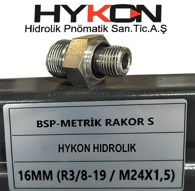 BSP METRIC FITTING (S) 16MM R3/8"-19 M24X1.5