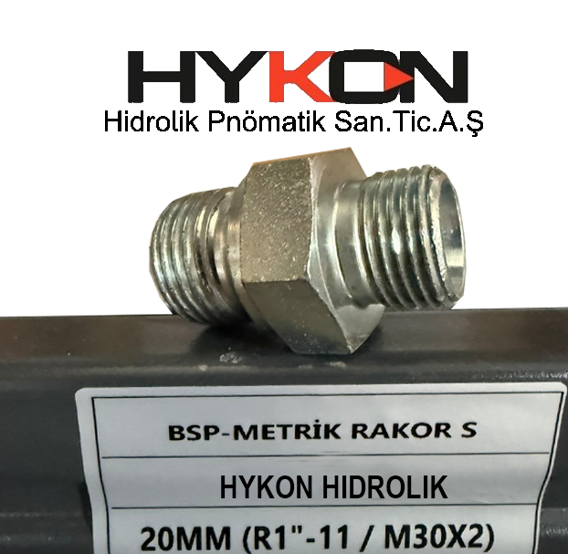 BSP METRIC RFITTING (S) 20MM R1"-11 M30X2